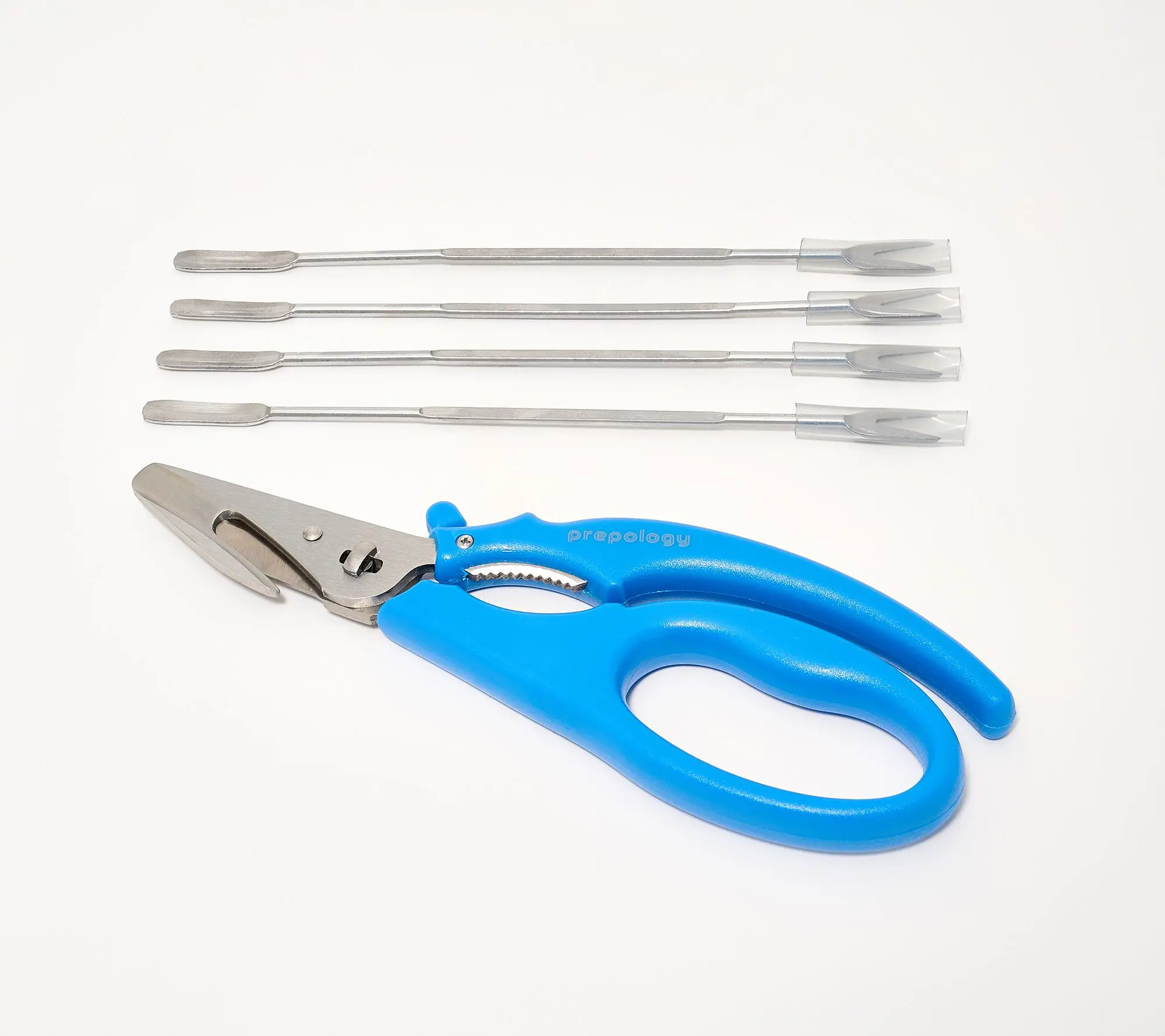 Prepology Shellfish Cutting Shears w/ 4 Seafood Forks