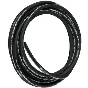 【fathersdaygift】VEVOR Hydraulic Hose 50 Feet Rubber Hydraulic Hoses with 2 High-Tensile Steel Wire Braid Inner Diameter 1/2 Inch5000 PSI MaxBulk Hydraulic Hose -40 °F to 250 °FHydraulic Oil Flexible Hose