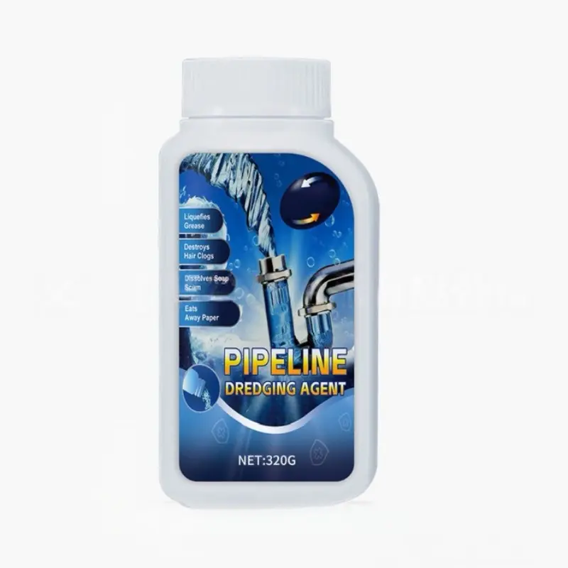 2026 New Pipe Unblocker, Powerful Kitchen Drain Cleaner Powder, Quick Home Clog Remover, Strong Grease Dissolver, Household Plumbing Solution, Kitchen Degreaser, Powerful Cleaning Solution