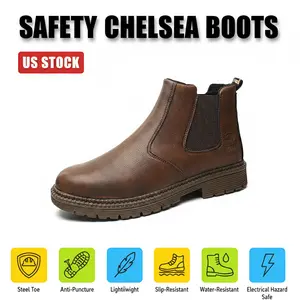 Yard Maintenance Splash-proof Smash-proof Puncture-proof Breathable Safety Shoes Unisex Chef Work Shoe Waterproof Anti-slip Durable Outdoor Comfortable Sneakers Men Women Footwear Tree Trimming Heavy Duty Protective Work Boots Landscaping Gear Pro Boot