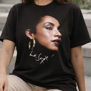 Sade Adu Shirt, Love Sade Graphic Tee, Retro Band Music Lover Gift