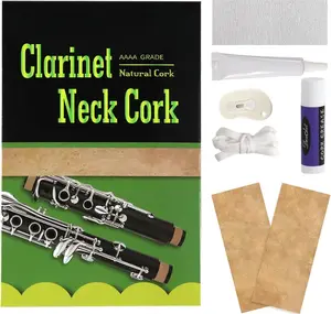 Clarinet Cork Replacement Kit, Includes Clarinet Cork, Glue, Cork , , Taping and Sandpaper