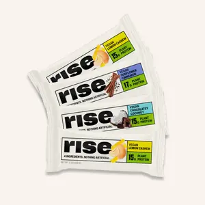 Rise Vegan Protein Bar Trial Size Sample 4 Pack