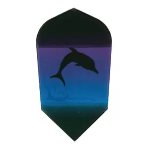 V-75 Poly Royal Hard Flights Slim Dolphin Design with Durable Construction and Unique Shape