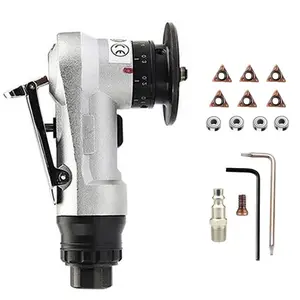Pneumatic Chamfering Machine Carpenter Chamfering Tool Portable Handheld Grind Tool Metal Wood Acrylic Deburring Beveling Trimming Machine