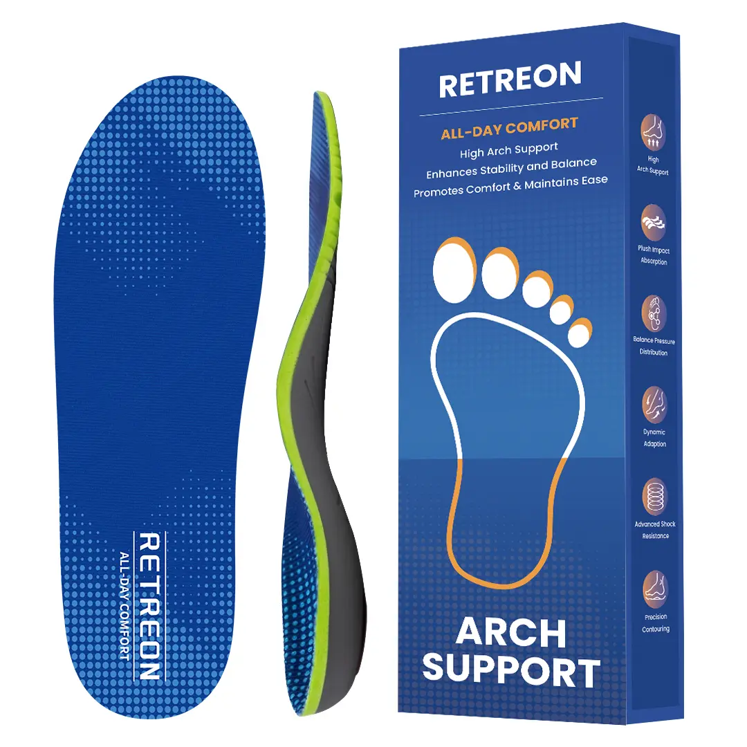 RETREON Arch Support Insoles with Shock Absorption | All-Day  display picture 3