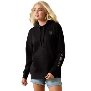 10063145 Ariat Women's Logo 2.0 Hoodie - Black