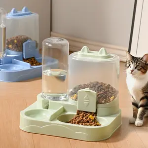 Automatic Pet Feeder for Cats and Dogs, Dual Bowl Design, Large Capacity, Anti-Tip, Easy Clean, Ideal for Daily Use