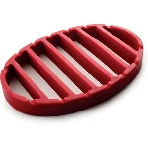 405 Oval  Roast Rack, Red 9x6