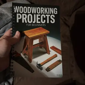 Beginner Woodworking Project Plans, Step-By-Step DIY Blueprints, Templates with Sizes, Practical and Beautiful Wooden Crafts, Handmade Crafts, Wood Design