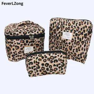 Magic pocket lazy makeup bag FeverLZong Magic Pocket Lazy Makeup Bag - Leopard Print Travel Organizer for Cosmetics and Toiletries brush 3pc  set pouch  organizer  singles