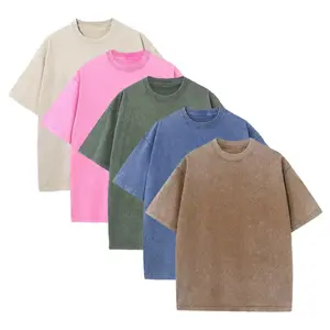 Men’s patterned T-shirt, vintage loose T-shirt, casual streetwear