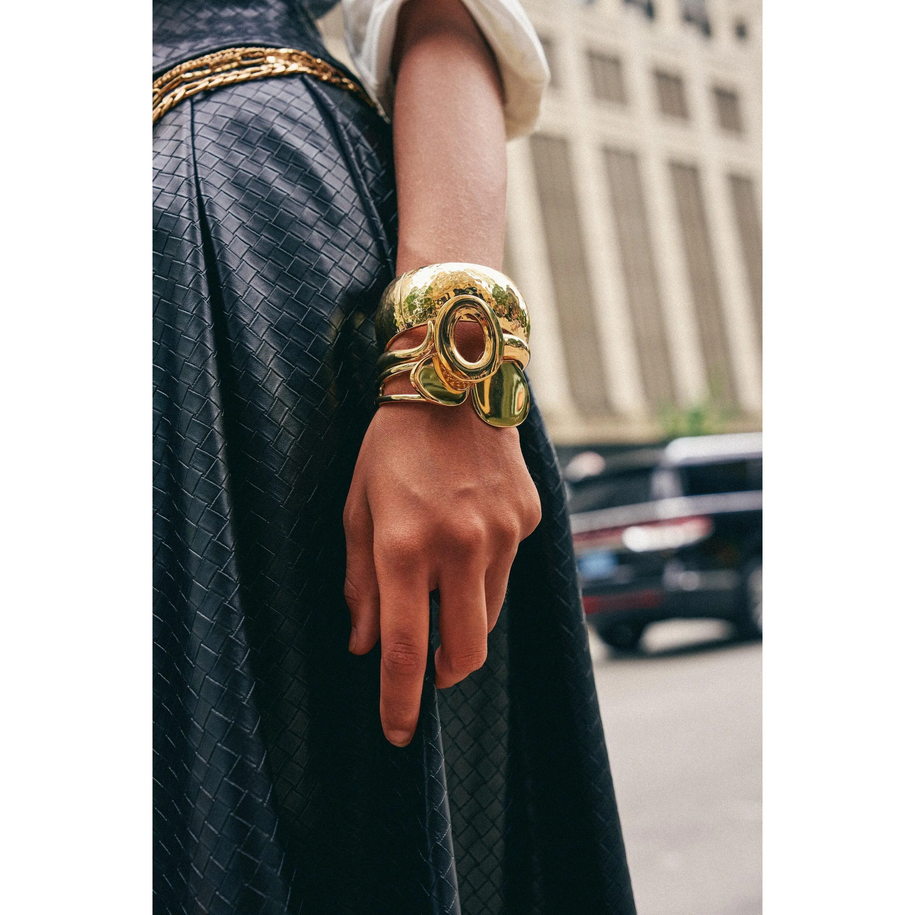 LIQUID GOLD BANGLE STACK