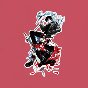 Tense Rival Stage Moment Ivan & Till Alien Stage Sticker