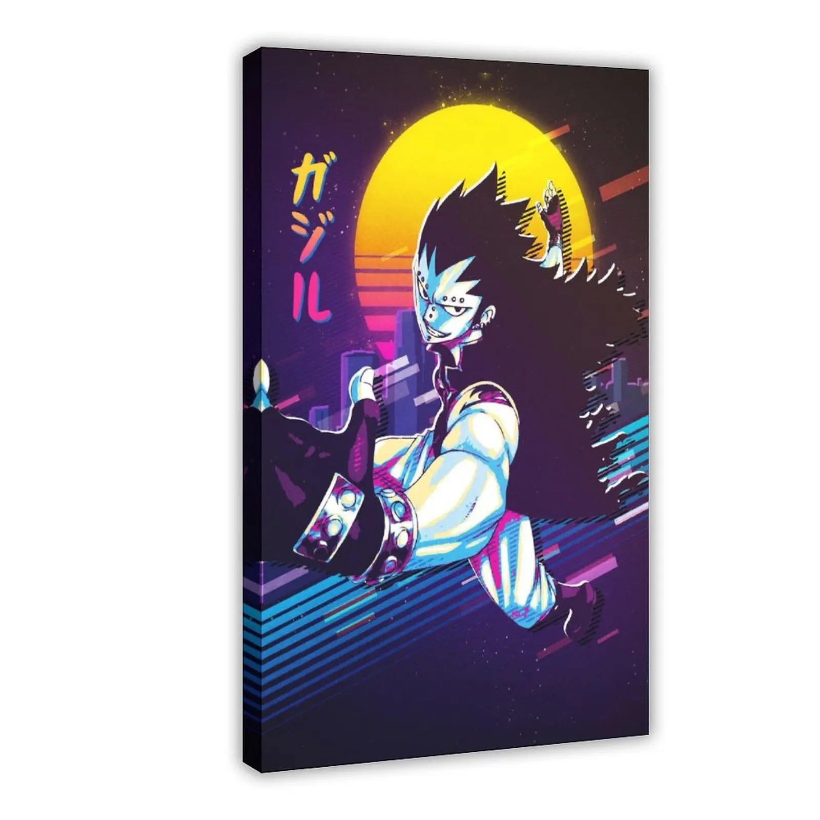 Anime Fairy Tail Gajeel Canvas Poster Wall Art Decoration For Home Bedroom Office Living Dorm Room Decor Boys Girls Gift