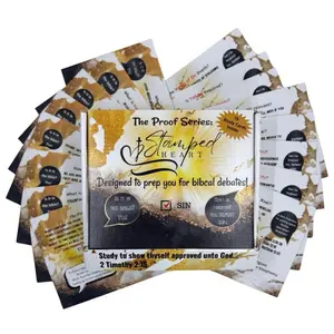 Stamped Heart: The Proof Series. Biblical study cards for controversial Bible topics such as, fornication, tithing, lake of fire, adultery, drunkenness, homosexuality, profanity and many more!