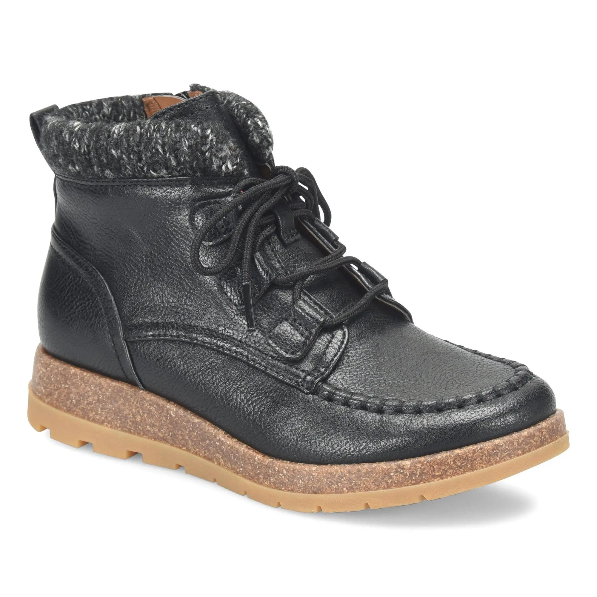 Eurosoft Hiker-Inspired Cork Wedge Bootie- Lorelei