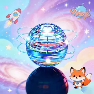 Boomerang Flying Orb Galaxy Anti-Gravity Hover Ball LED Spinner, Fun Indoor Outdoor Interactive Toys for All Ages, Safe Sturdy Parent-Kid Play Toy, Entertainment Game Props, Wonderful Gift Choices & Party Toys