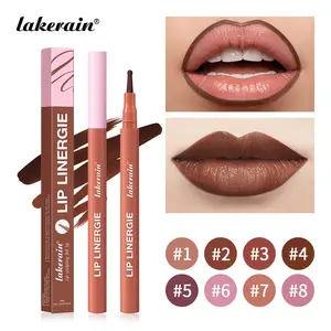 1Pcs 8 Colors Lip Liner Pencil  Long-Lasting Waterproof Lipstick Contouring Pen Non-Fading Lip Line Marker Creat Sexy Lip Womens cosmetics
