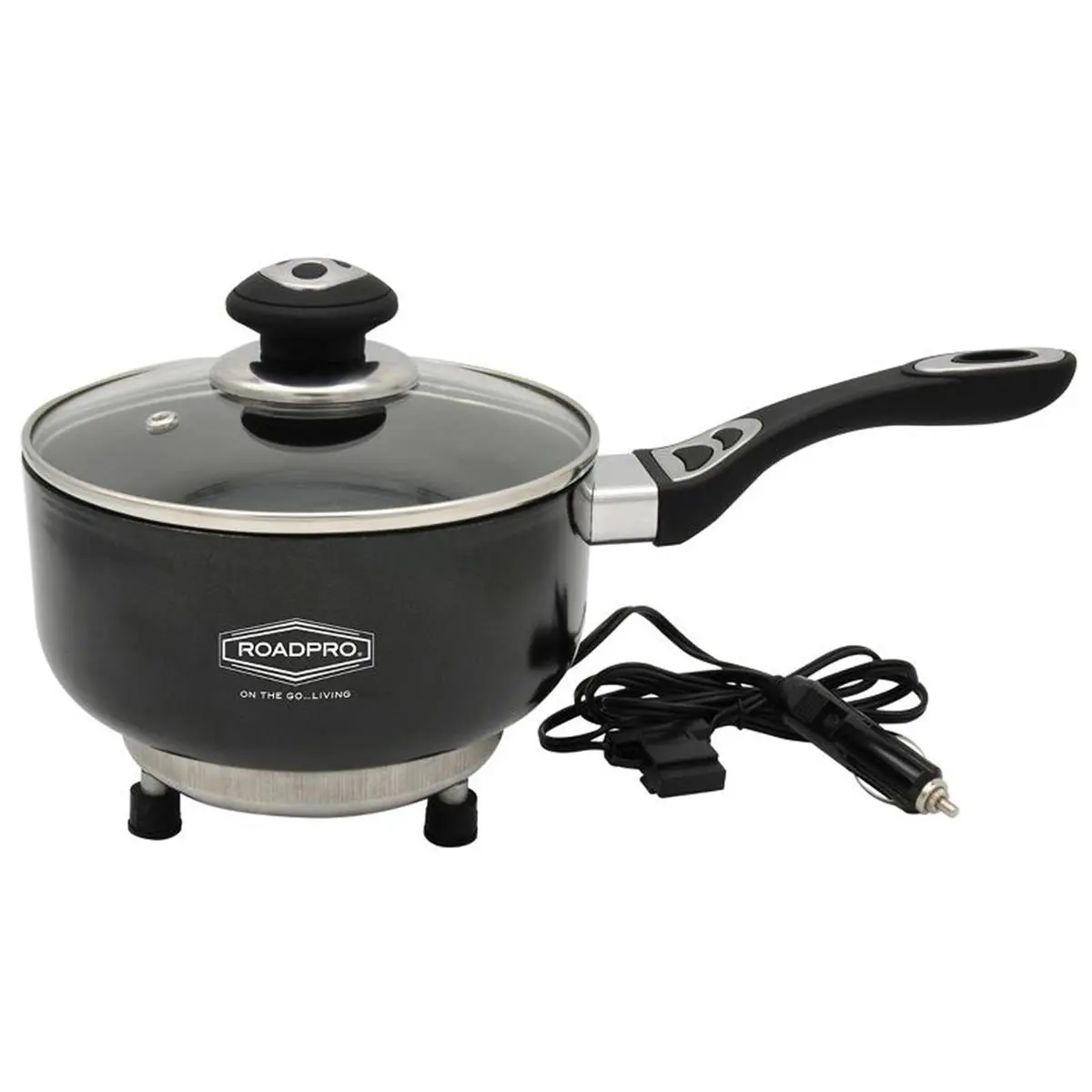 12V Portable Sauce Pan with Non-Stick Surface