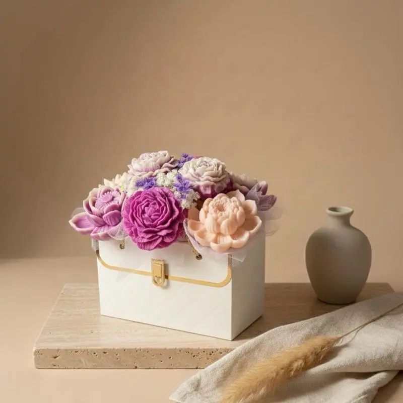 Hibiscus Bloom Artisanal Bouquet with Fresh Floral Scent Perfect for Gifting or Special Spaces Decor