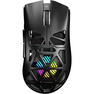 Aula SC620  Gaming , Tri-Mode 2.4GHz/USB-C/BT5.3   with 12000 DPI, Programmable Macro Gamer  with Rapid Fire Key, RGB Light Gaming Mice for PC/Laptop/(Black)