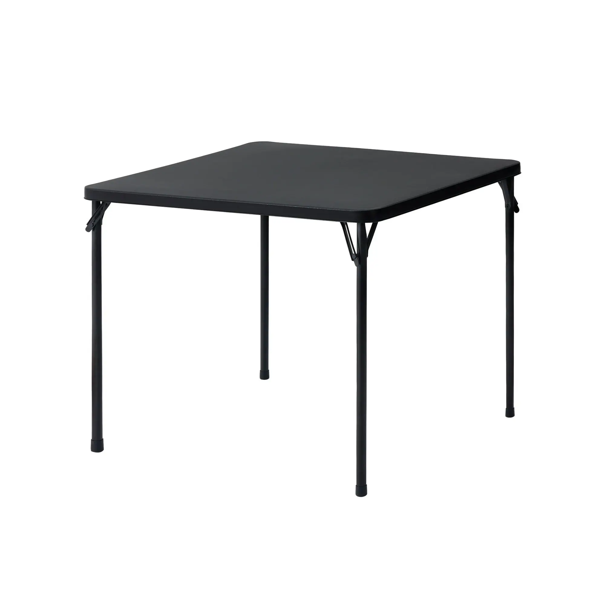 Mainstays 34inch Straight Folding Table, Black