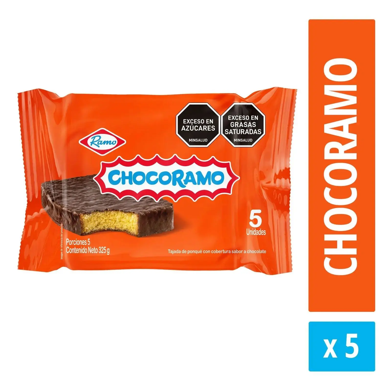 ChocoCake Chocoramo 5 Pack - 65g