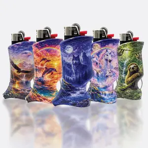 Toker Poker - Bic Lighter Case Multi Tool - Spirit Animals - BIC - All Inclusive Tool for Camping and Other