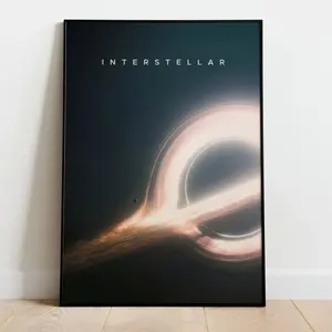 Interstellar Minimalist Poster | Christopher Nolan | Interstellar Gift | Space Art W