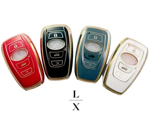 Luxe & Co Subaru Key FOB Case Cover with matching keychain!! Ships from U.S. Super Fast Shipping!!