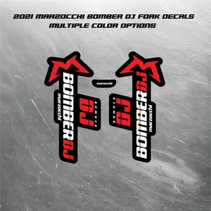 2021 MARZOCCHI BOMBER DJ Fork Decals / Mountain Bike Fork Decals / Multiple Colors
