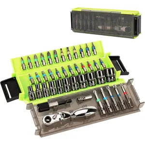 43- 1/4 Inch Drive Mini/Small Tool Kit,  Tool Kit with 72- Mini Ratchet Set & Metric Small Socket Set (4-14mm) for Tight Space