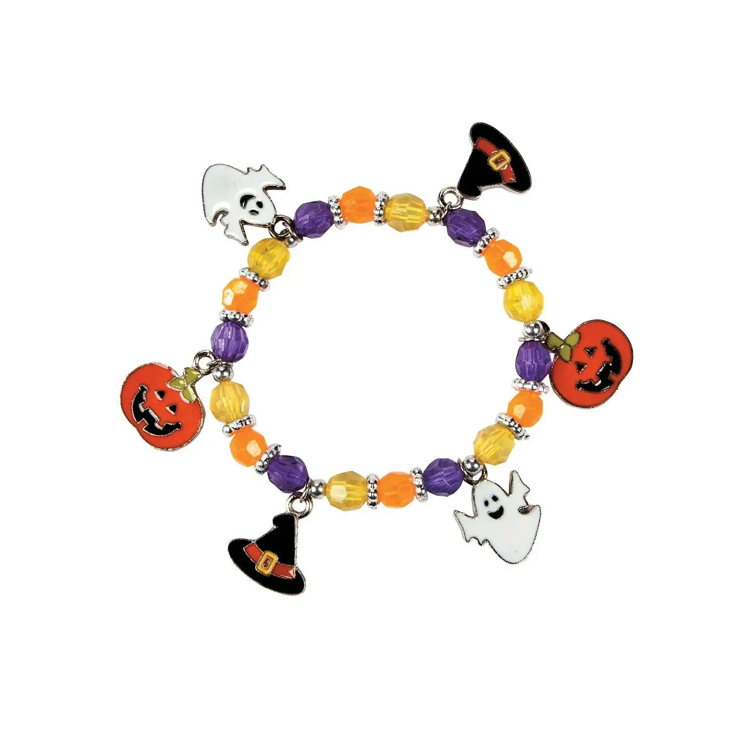 Halloween Charm Bracelet Craft Kit - Craft Kits - 12 Pieces