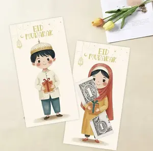 30pcs Eid Mubarak Cards for Eid Holiday Gifts Star Muslim Ramadan Money Holders Funny Gift Card for Muslim Ramadan Holiday Decoration Favor