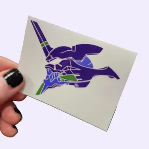 Eva Unit 01 Stencil Decal | Waterproof Evangelion Phone Case Sticker | Neon Genesis Evangelion Unit-01 Anime Manga Car Truck Anime Stickers
