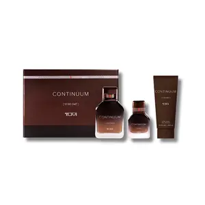 TUMI Continuum Gift Set with EDP 3.4FL.OZ & 1.0FL.OZ and Body Wash 6.7 FL.OZ Body Care Fragrance Luxury Comfort Scented Aroma Cosmetics
