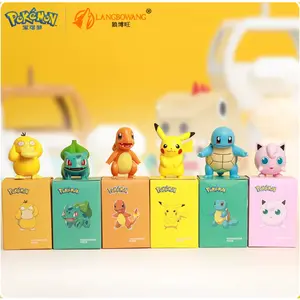 Pokemon Figures Set Pikachu Charmander Squirtle Bulbasaur Psyduck Toy Gift
