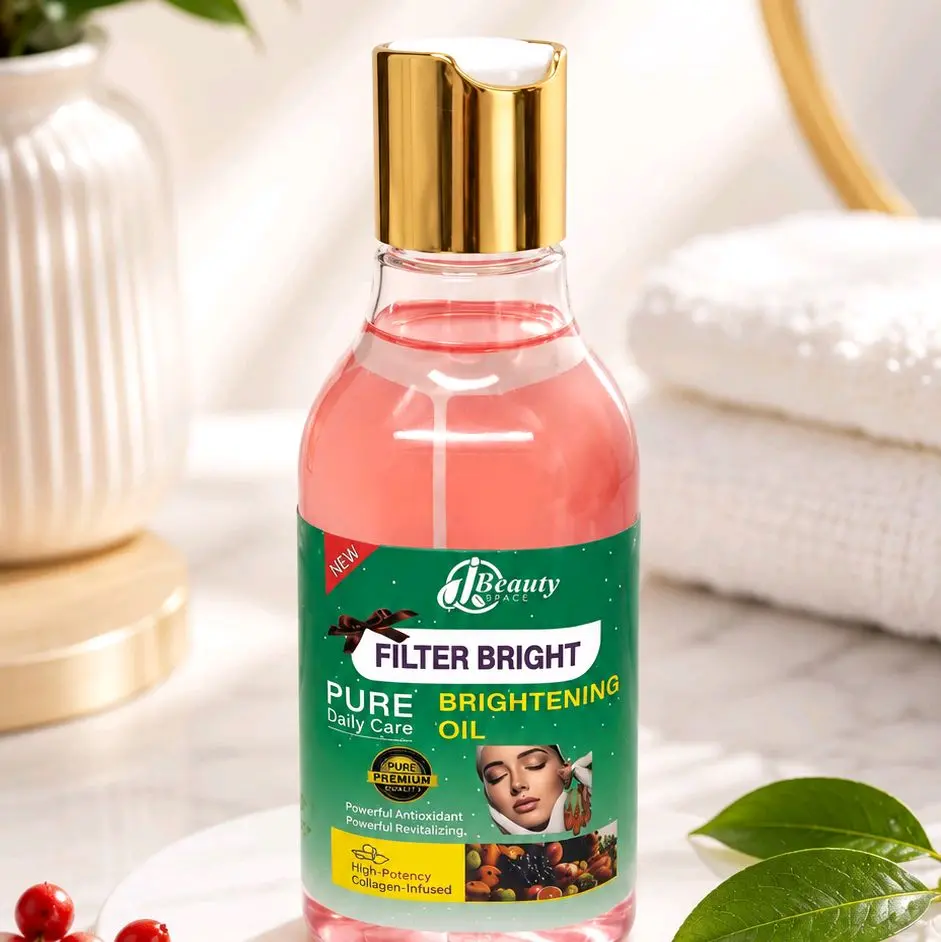 Filter Bright Face and Body Oil for skin brightening and glowing skin. 100% effective
