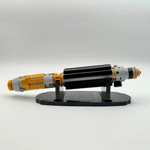 Space Wars Inspired Lightsaber Assembly Building Blocks Toys, 281pcs/set Building Toy with Stand, Kids STEM Blocks Toy, Holiday Gift