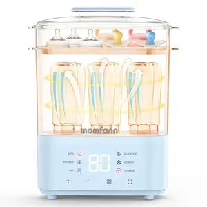 momfann Baby Bottle Washer and Dryer, All-in-One Electric Bottle and Pump Parts Dryer for Newborn Essentials
