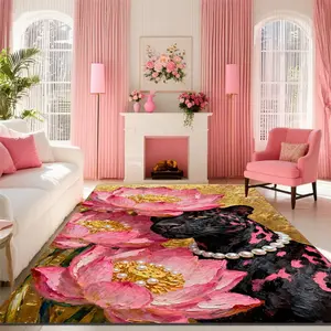 Soft printed carpet, Decorative area rug, home decorative carpet, large living room carpet, sofa cushion, entrance mat, coffee table mat, bedroom carpet, bedside rug, suitable for various scenarios such as shopping malls, cafes