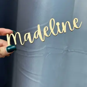 Wood place names/ wood name tags/ name plate