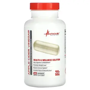 Metabolic Nutrition Apple Cider Vinegar, 90 Capsules