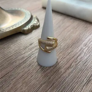 Gold filled adjustable ring