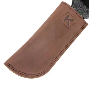 Handmade Bourbon Brown Handle Cover by Knapp Made