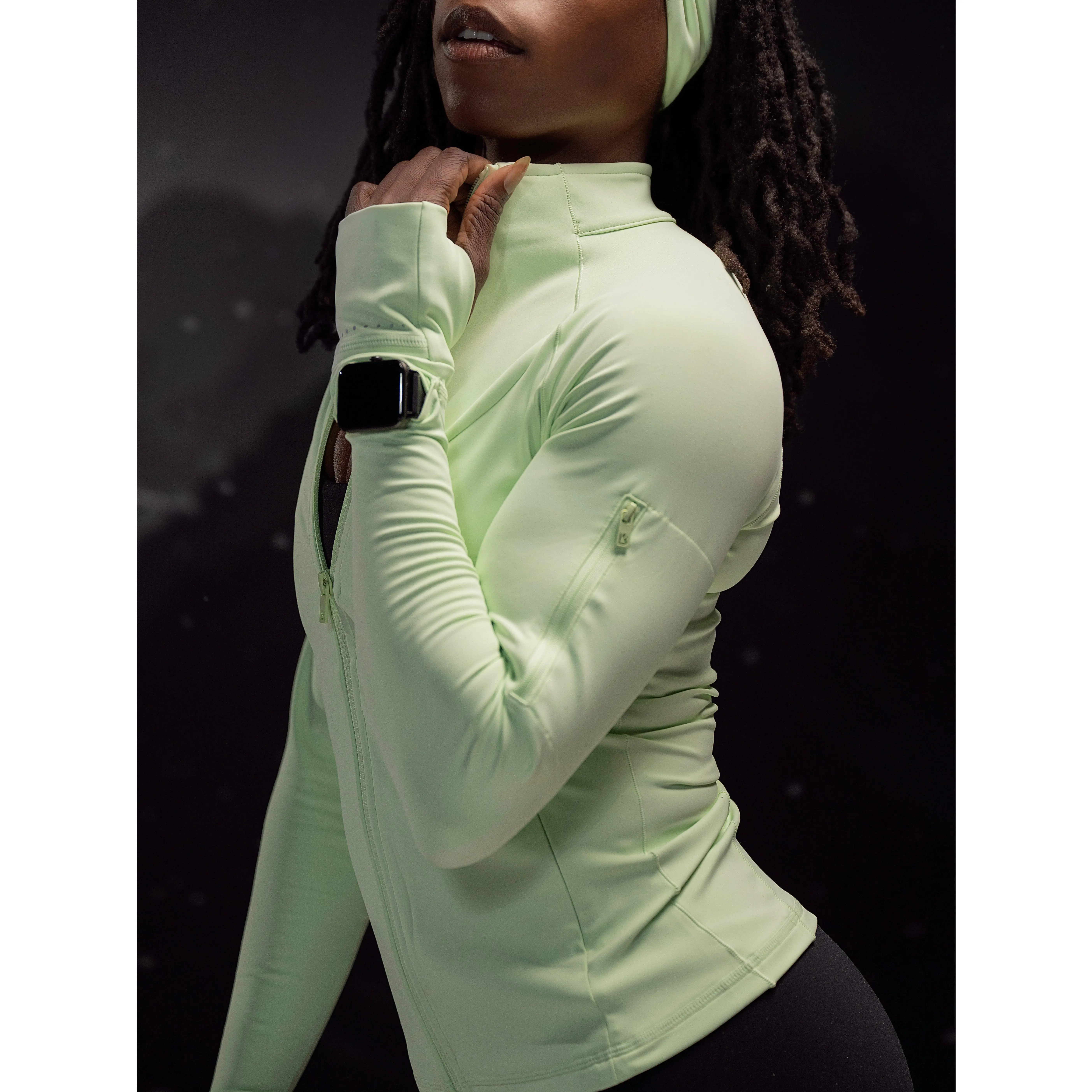 Colorado Fleece Zip Jacket - Honeydew