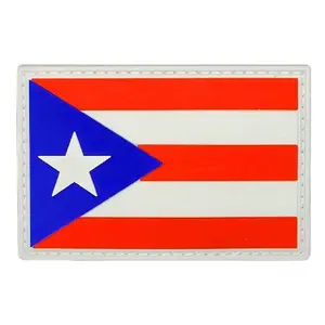 Puerto Rico Flag PVC Morale Patch [3.0 X 2.0 - PS2]