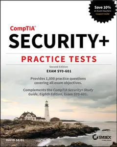 USED-Comptia Security+ Practice Tests: Exam Sy0-601 by Seidl, David (Paperback)