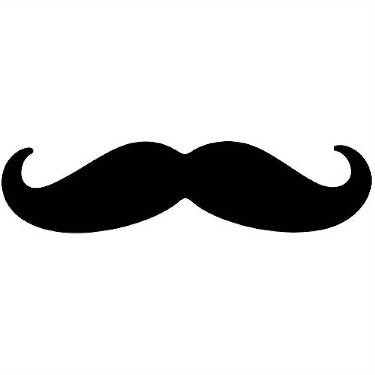 Cartoon Style Mustache Stickers - Fun Designs for Motorcycles, Laptops, Windows, Walls, Mugs, Skateboards, Boats - Vehicle & Accessories Sticker Set Car Stickers Bumper Sticker Funny Car Decals Automobile Decals Sticker for Cars Automotive Decoration